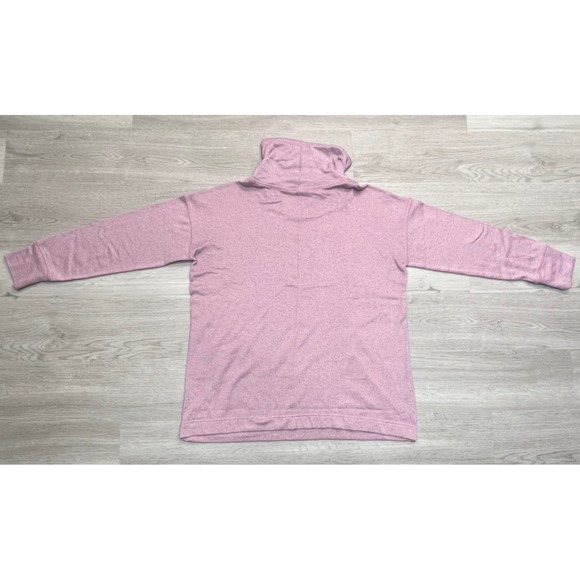 Old Navy Active Pink Heathered Cowl Neck Pullover Sweatshirt Womens Size L Top - Picture 2 of 12